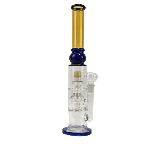 Large Waterpipe With Bird Accents - Glass Pipe