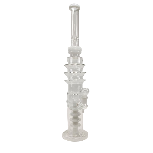 Large Waterpipe Diffuser With Dots - Glass Pipe