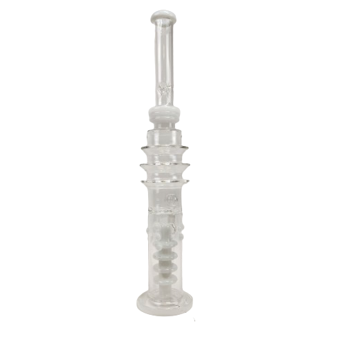 Large Waterpipe Diffuser With Dots - Glass Pipe