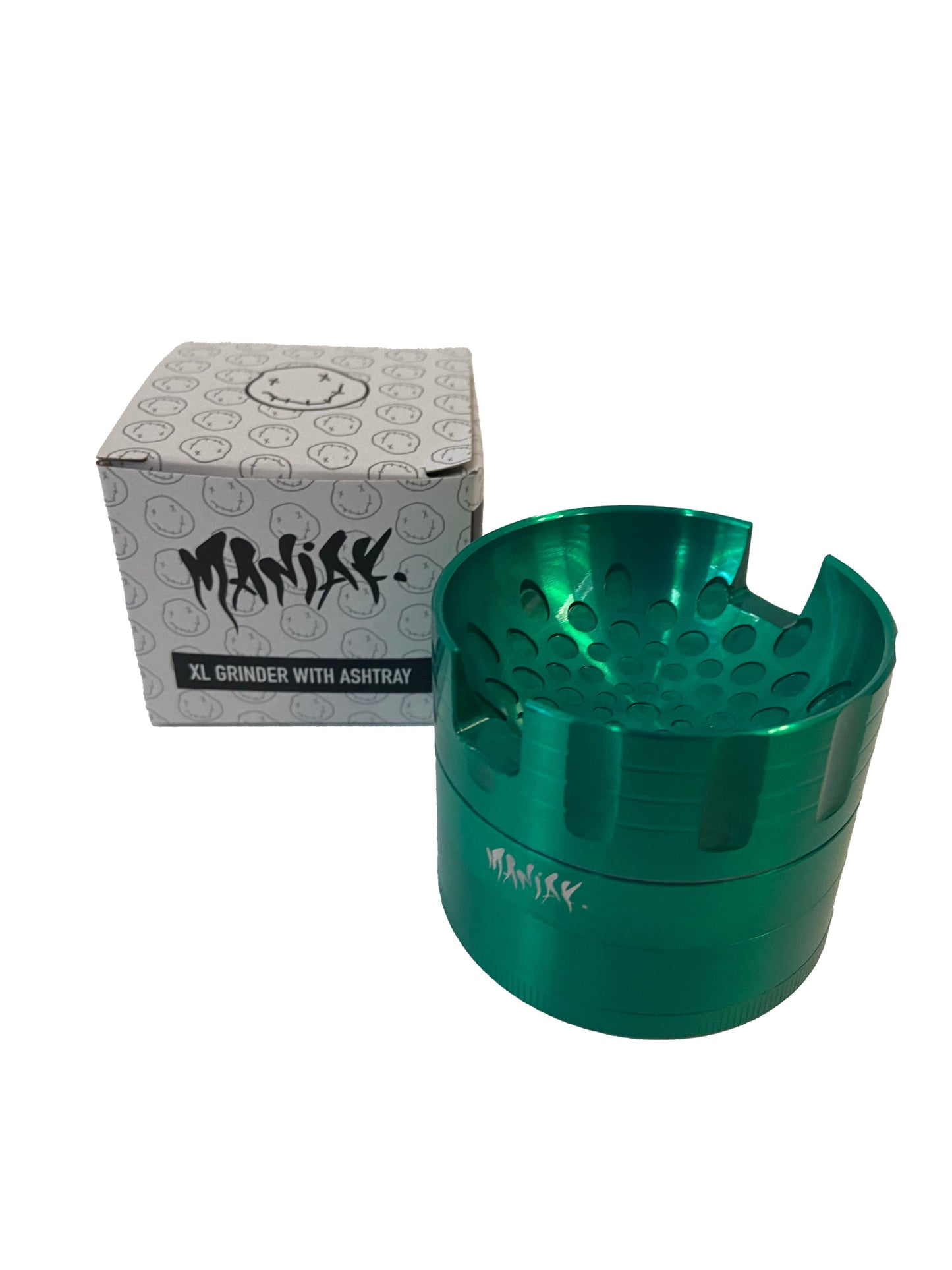 Maniak Grinder With Ashtray - Grinders