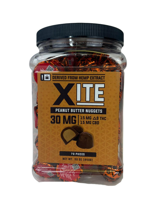 Xite - Peanut Butter Nuggets 30mg - Delta Edibles