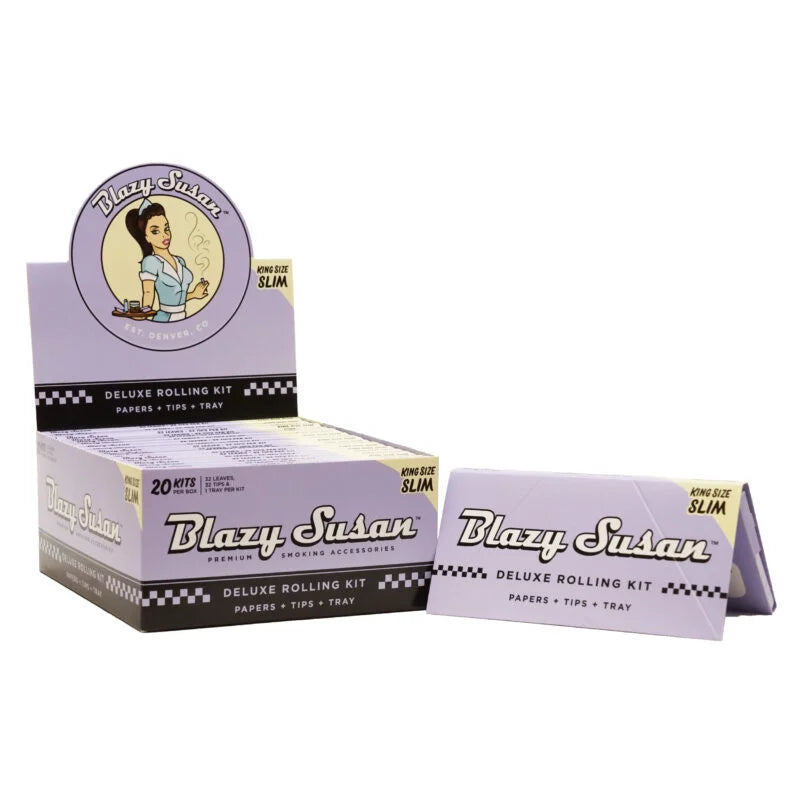 Blazy Susan - Purple King Size Deluxe Rolling Kit | Full Box