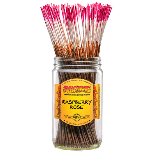 Wild Berry - Raspberry Rose Incense - 100 Pack
