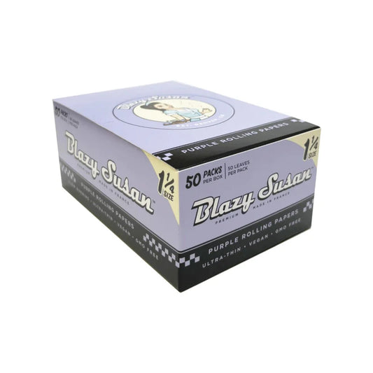 Blazy Susan - Purple 1-1/4″ Rolling Papers