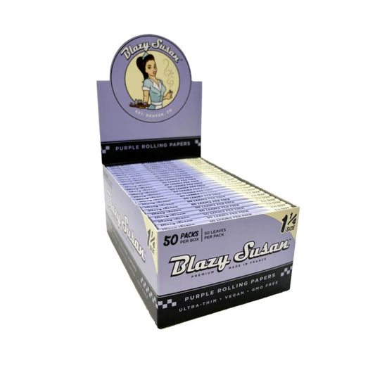 Blazy Susan - Purple 1-1/4″ Rolling Papers