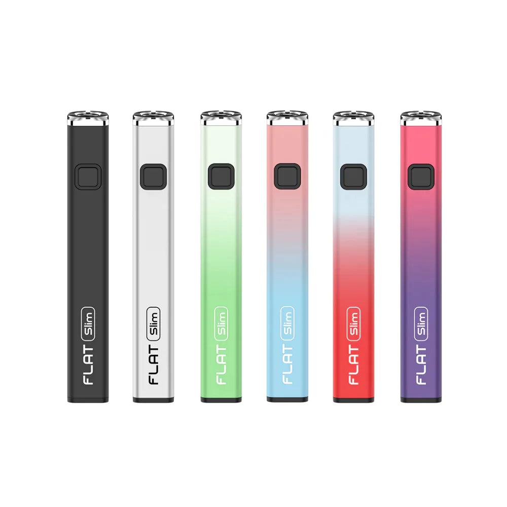 Yocan Flat Slim 350MAH Vape Pen Battery - 510 Cart Battery