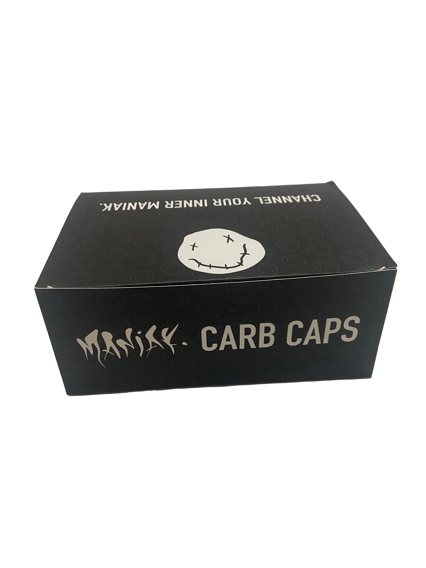 Maniak - Bubble Carb Caps With Spinner - Glass