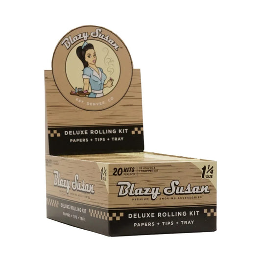 Blazy Susan - Unbleached Deluxe Rolling Kit Paper and Filter 1-1/4″