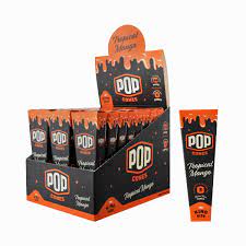 POP Unbleached Flavored Cones 1 1/4"
