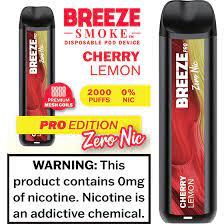 Breeze Pro Zero Nic - Nicotine Disposable