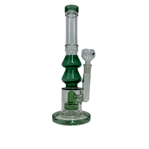 Double Bump Puck Perc - Glass Pipe