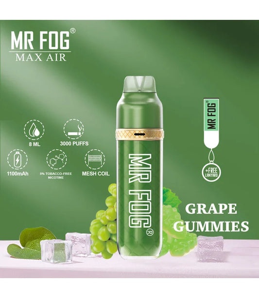 Mr Fog Max Air 3000 Puff - Nicotine Disposable