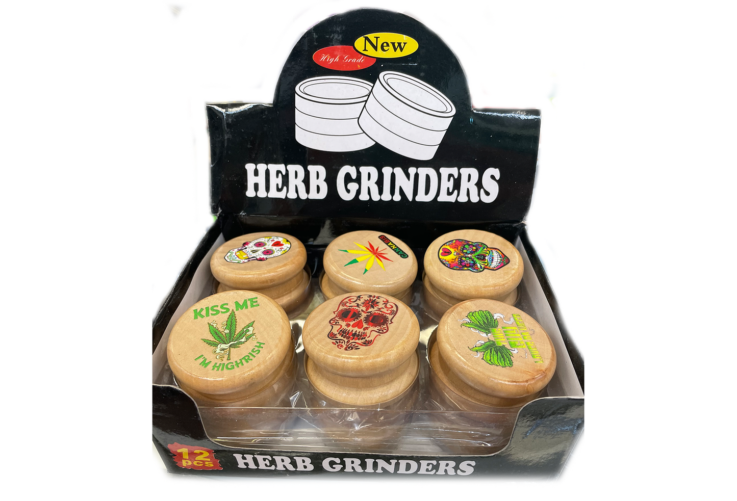 Wood 2 Piece Grinders