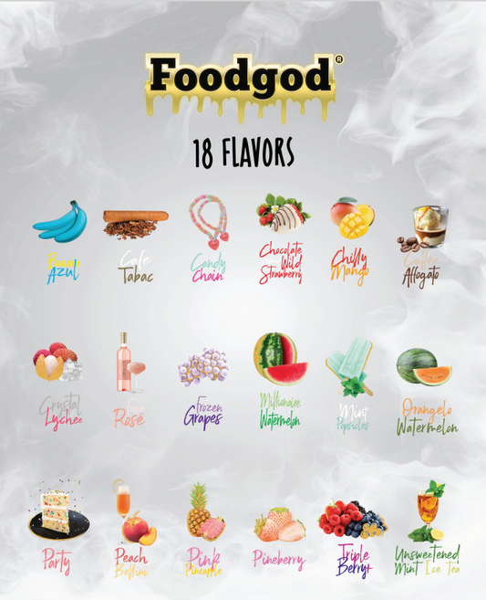 FoodGod 0% - 2400 Puff - Nicotine Disposable