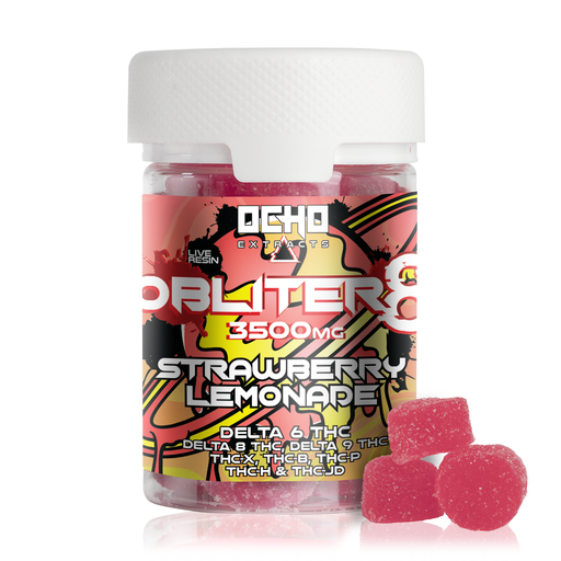 Ocho Extracts Obliter8 3500 MG Live Resin Gummies - Delta Edible