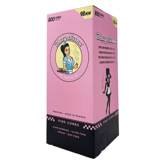 Blazy Susan 800ct King Size Pink Pre-Rolled Cones