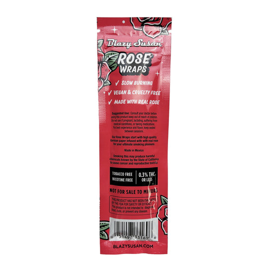 Blazy Susan - Rose Wraps - 2 Pack (Hemp Wraps)