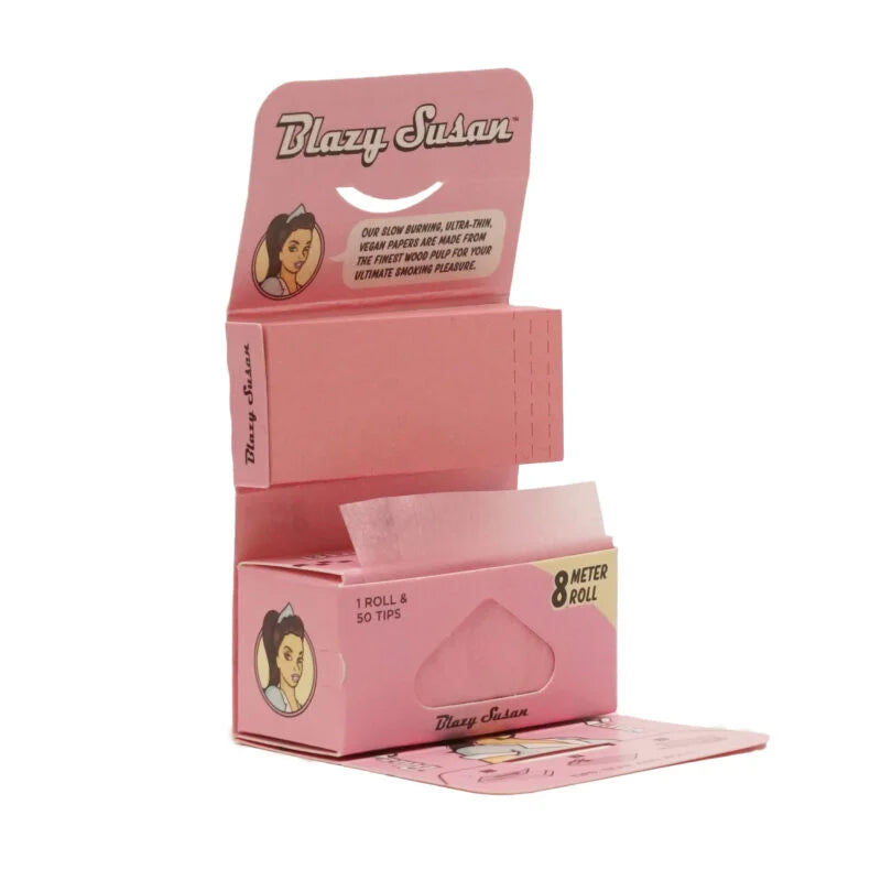 Blazy Susan - High Roller Kit Paper Roll and Filter - Pink